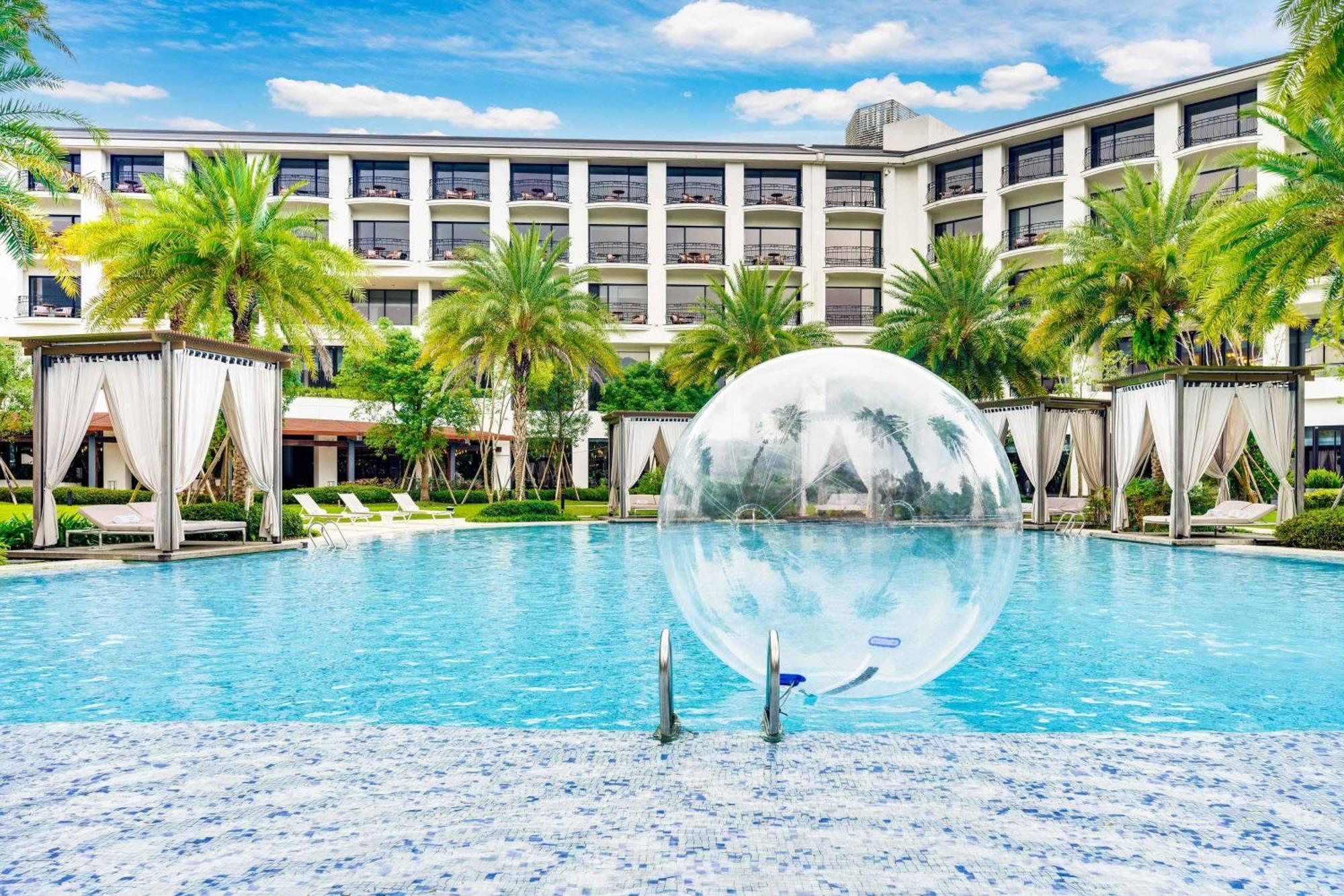 더 웨스틴 타시 리조트, 타오위안 다시 외부 사진 The pool at the hotel