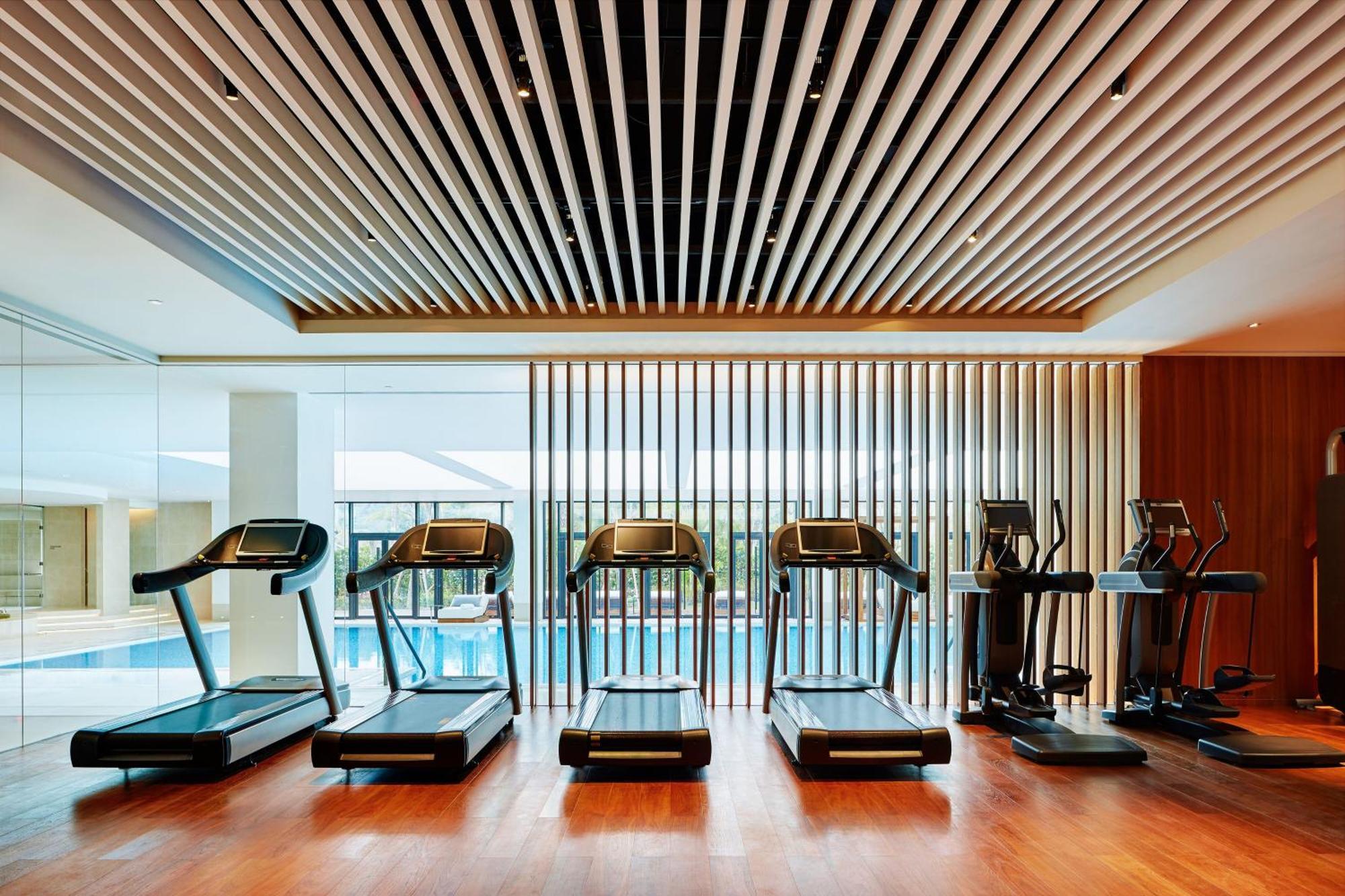 더 웨스틴 타시 리조트, 타오위안 다시 외부 사진 The gym at the hotel
